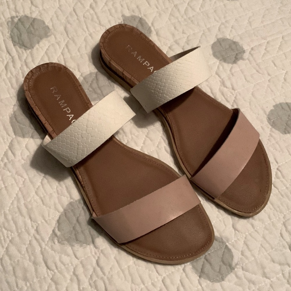 Like new Rampage slip on sandals